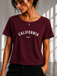California 1991 Cropped Tee
