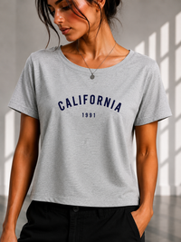 California 1991 Cropped Tee