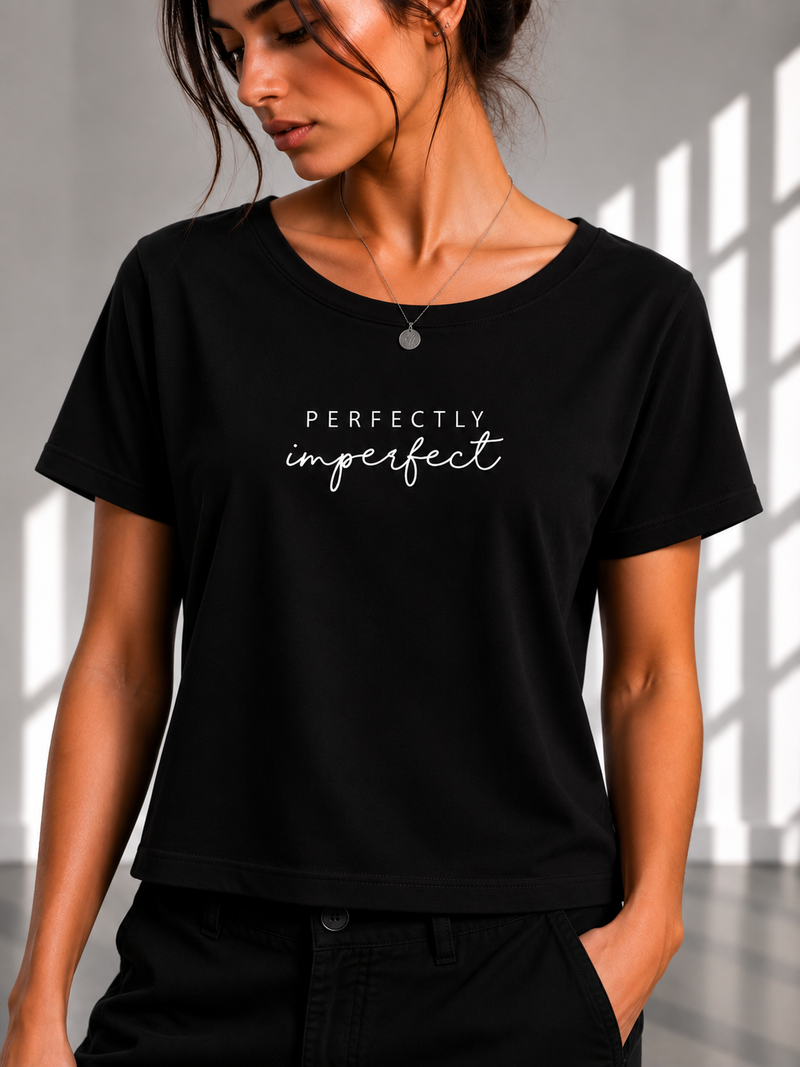 Perfectly Imperfect Cropped Tee