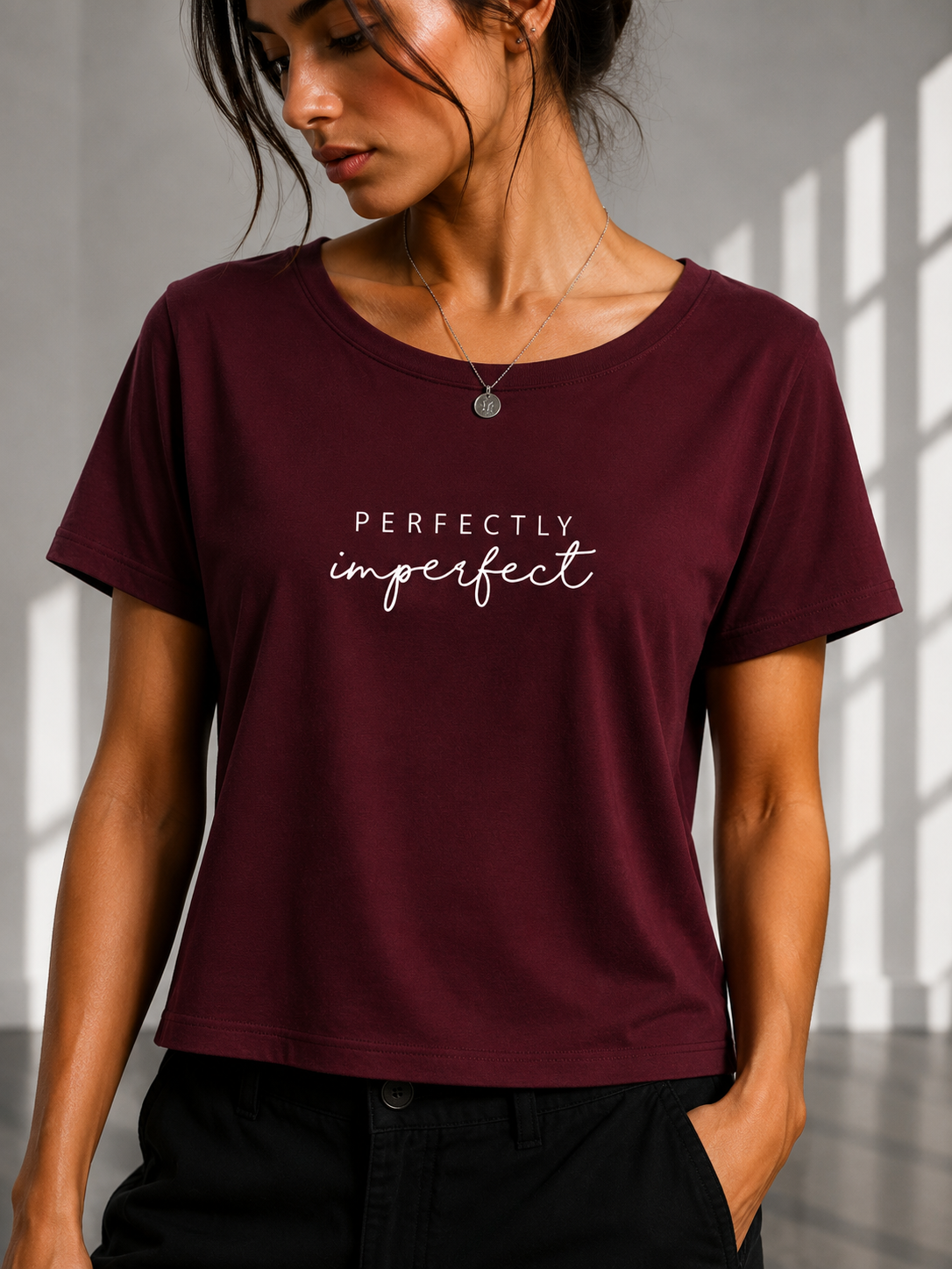 Perfectly Imperfect Cropped Tee