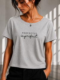 Perfectly Imperfect Cropped Tee
