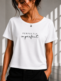 Perfectly Imperfect Cropped Tee