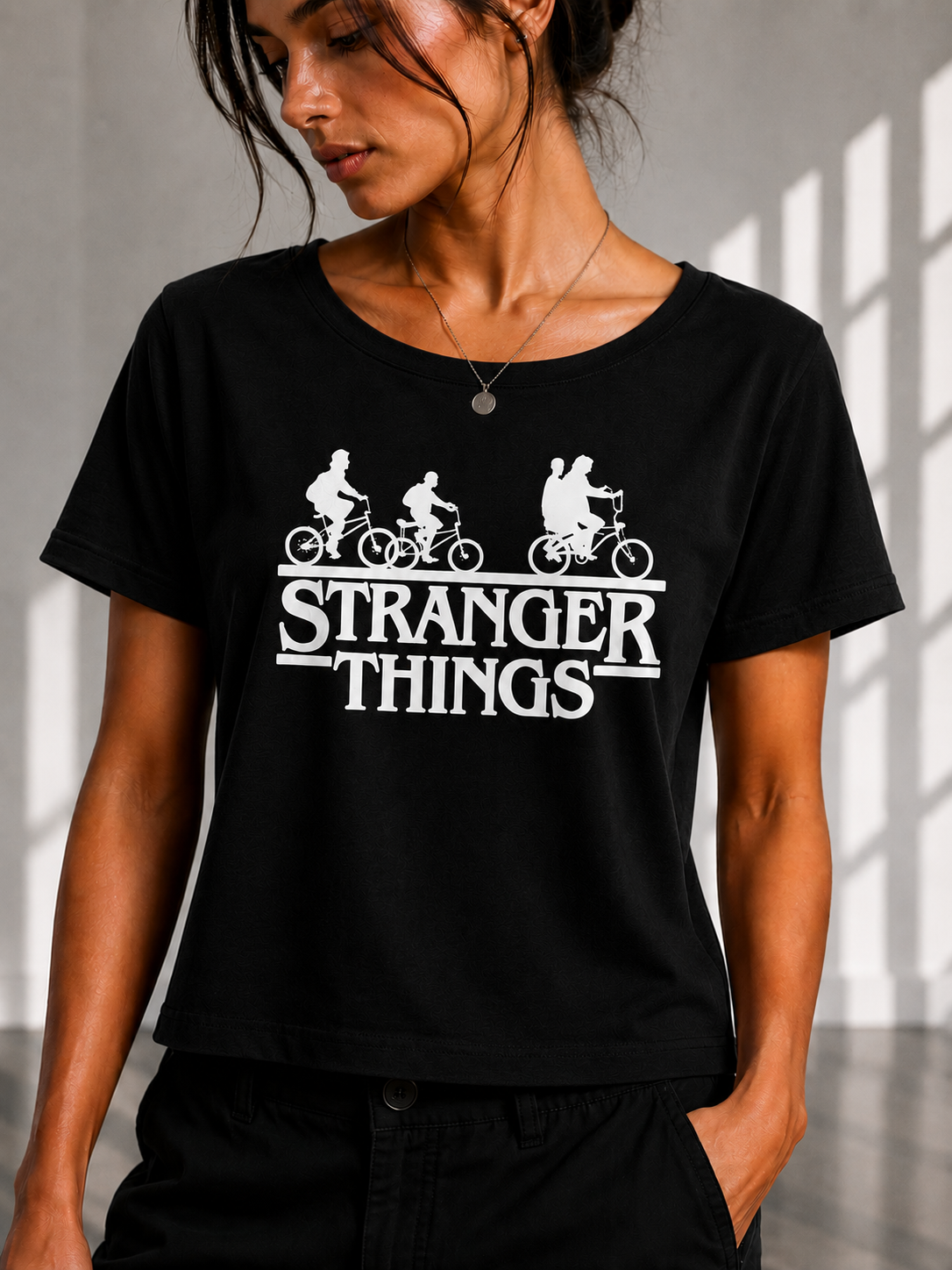 Stranger Things Cropped Tee