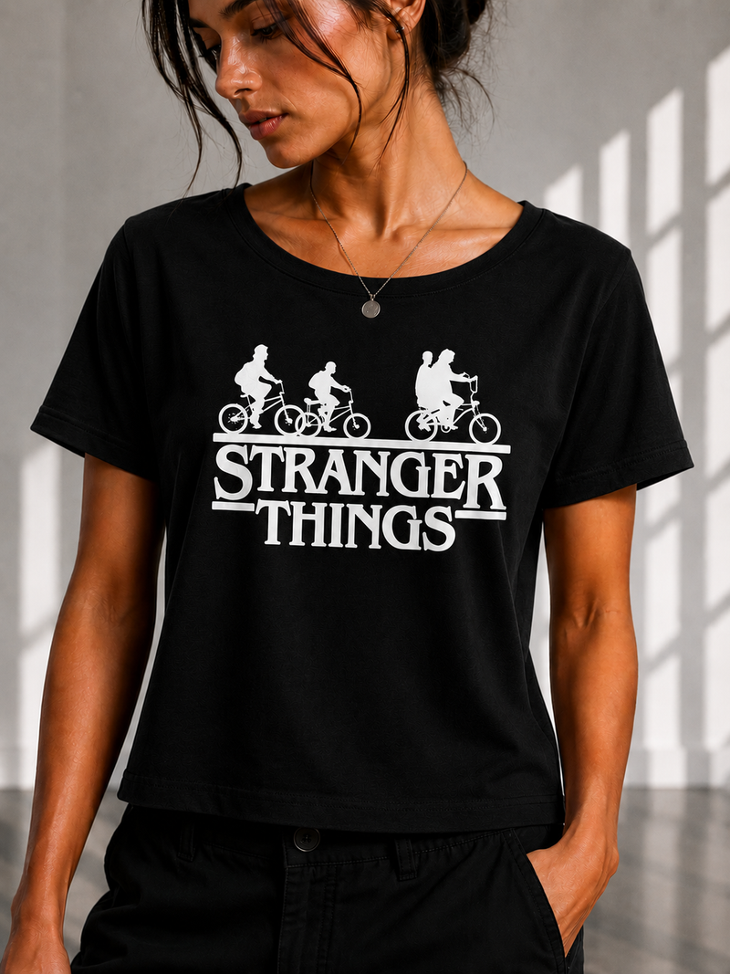 Stranger Things Cropped Tee