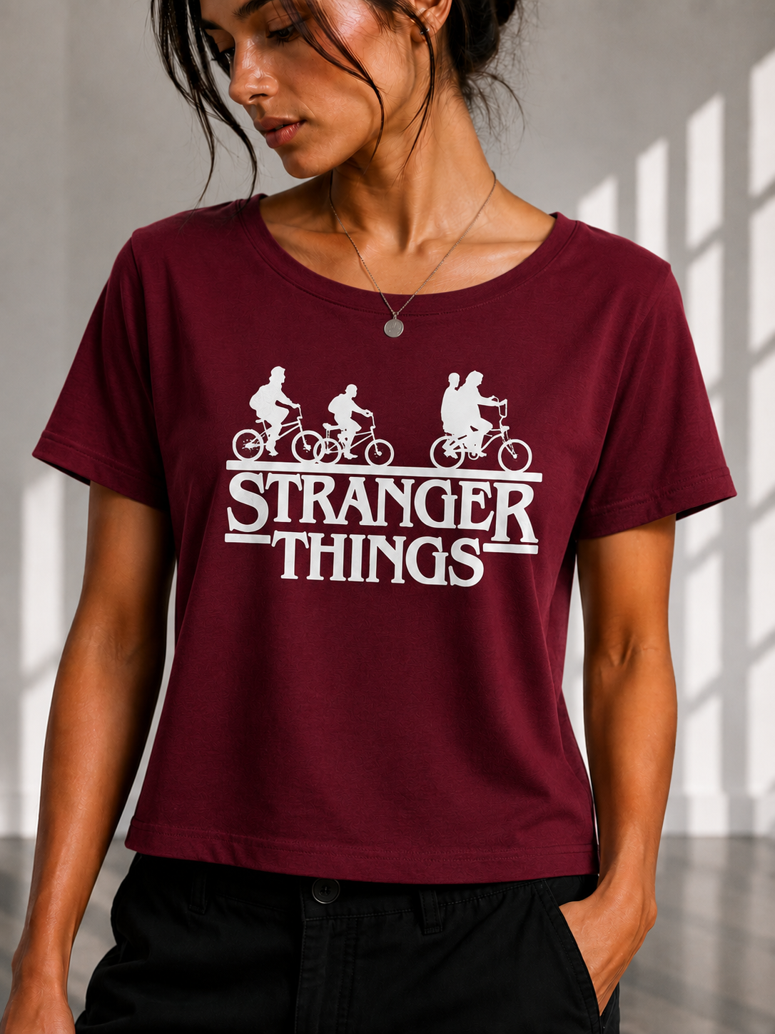 Stranger Things Cropped Tee