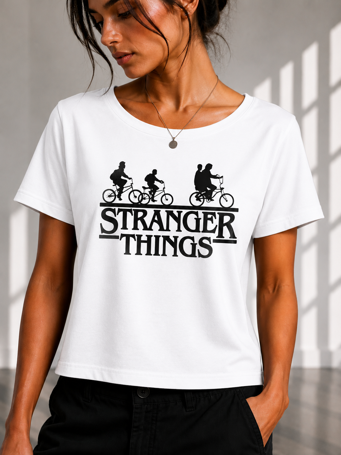 Stranger Things Cropped Tee