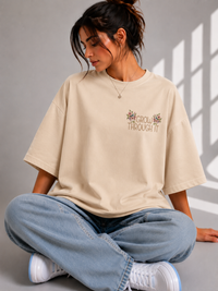 Floral Spine Oversized Tee