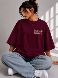Floral Spine Oversized Tee