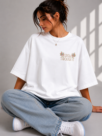 Floral Spine Oversized Tee