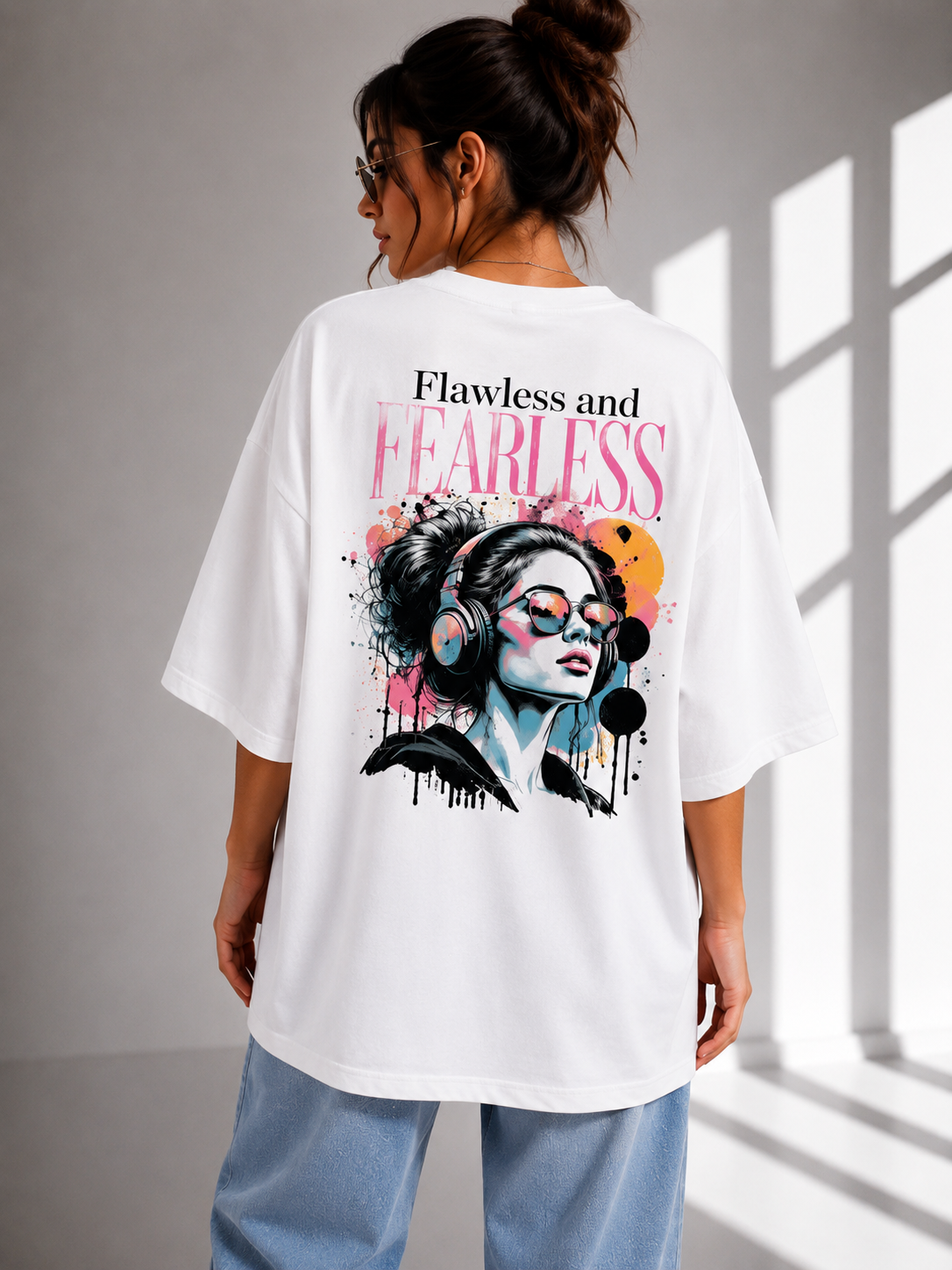 Flawless and Fearless Oversized Tee