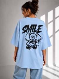 Smile Bear Oversized Tee