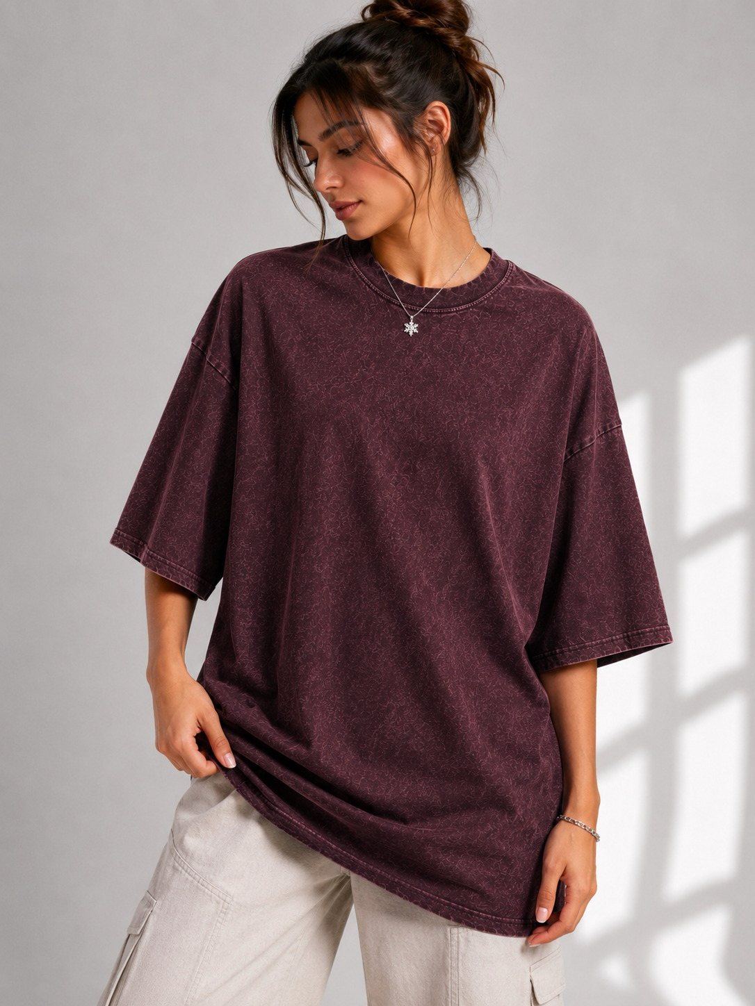 Bolivar Stone-Wash Oversized Tee