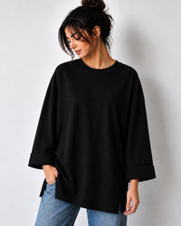 Oversized Mid-Sleeve Tee