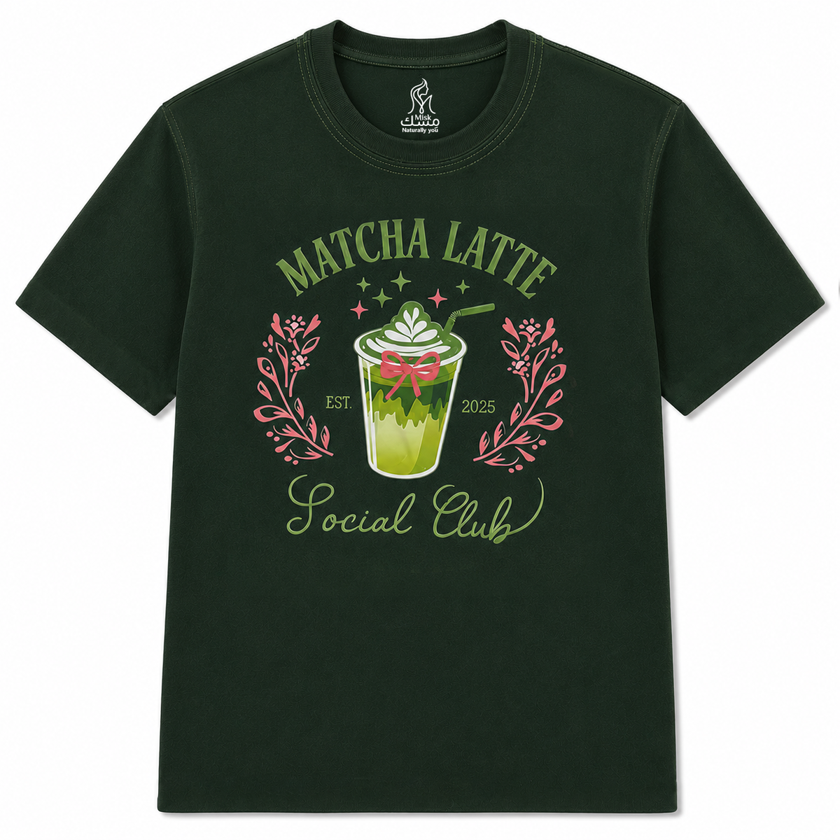 Matcha Latte Social Club tee - front