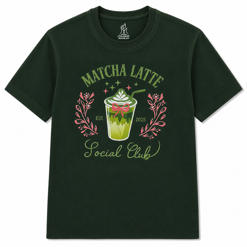 Matcha Latte Social Club tee - front