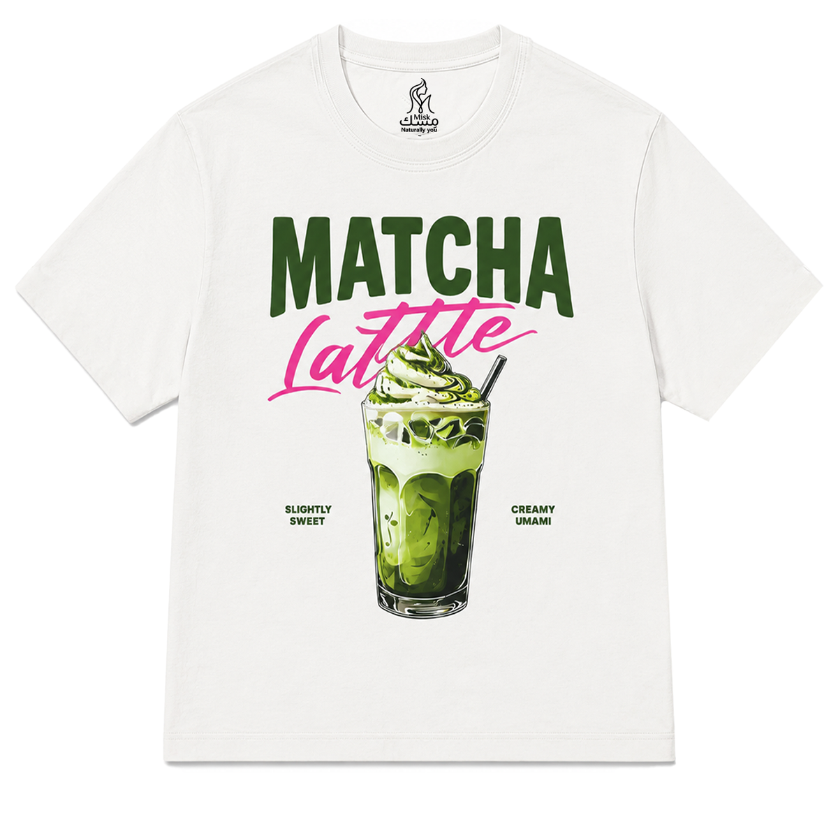 Matcha Latte Umami tee - front
