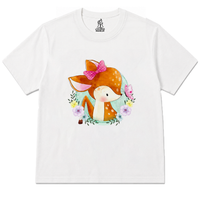 Pastel Baby Deer tee - front