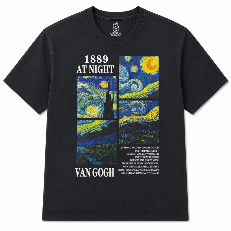 Van Gogh 1889 tee - front