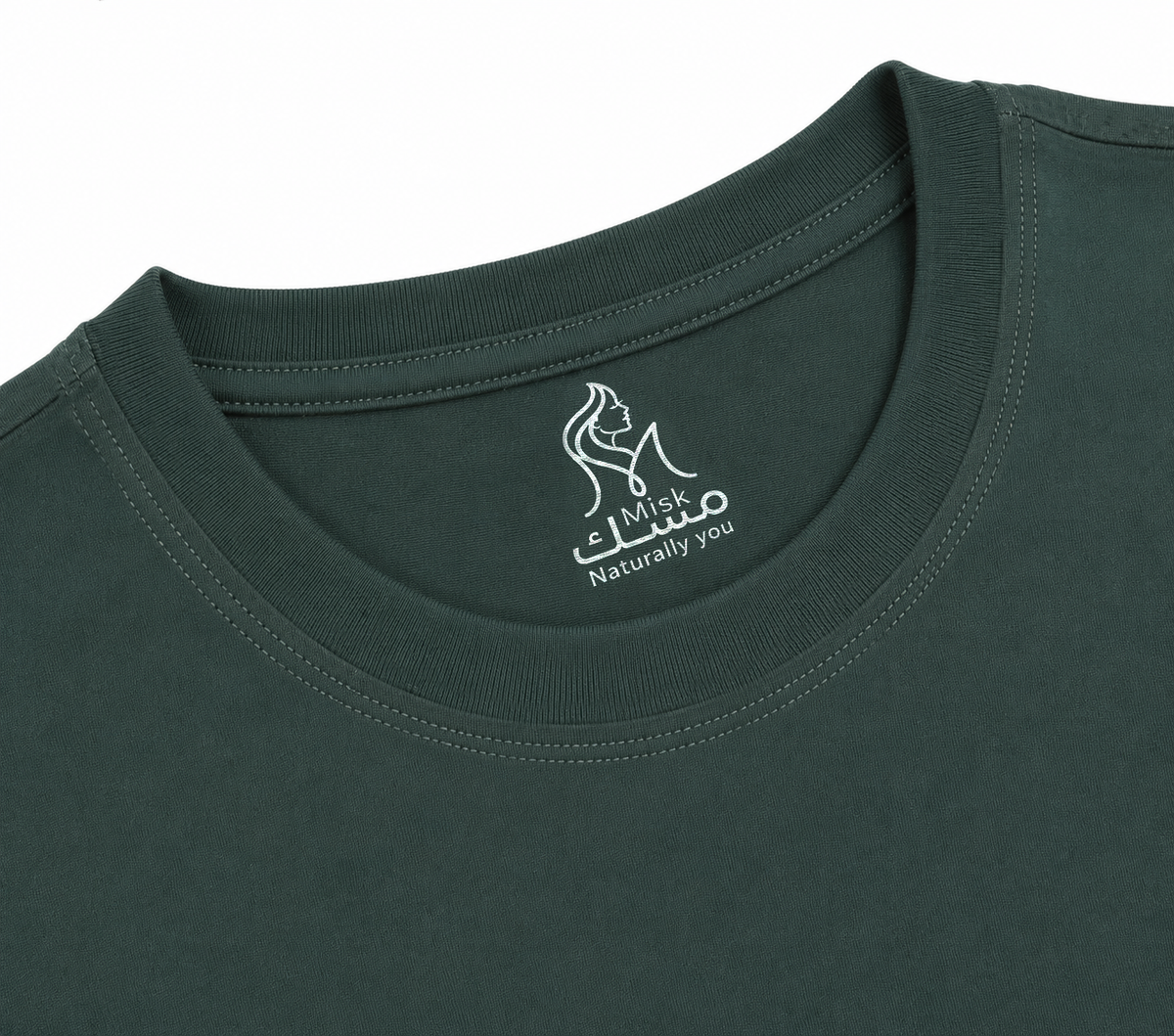 Misk neck label - green