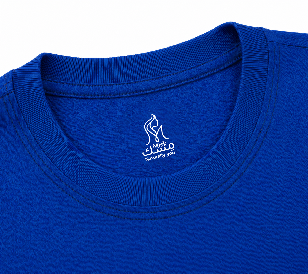 Misk neck label - royal blue