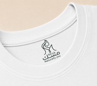 Misk neck label - white